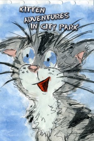 Kitten adventures in city park