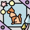 The cat-shaped crystals