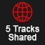5 Tracks Shared