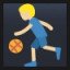 Person Bouncing Ball - Medium-Light Skin Tone