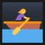 Woman Rowing Boat