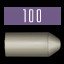 Shoot 100 bullets.
