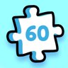 60 jigsaw pieces