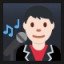 Man Singer - Light Skin Tone