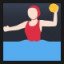 Woman Playing Water Polo - Light Skin Tone