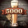 5000 hefeweizen bottles