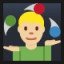 Person Juggling - Medium-Light Skin Tone