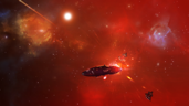 Red Baron in space