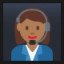 Woman Office Worker - Medium-Dark Skin Tone