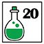 You collected 20 Green Potions