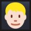 Blond-Haired Person - Light Skin Tone