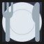 Fork and Knife With Plate
