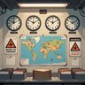 Four Clocks
