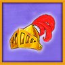 Gold helmet