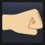 Right-Facing Fist - Medium-Light Skin Tone