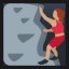 Woman Climbing - Medium Skin Tone