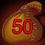 Loot 50 rare(blue) items