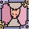 Cat's shape patch