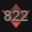822 level