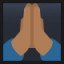 Folded Hands - Medium-Dark Skin Tone