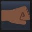 Right-Facing Fist - Dark Skin Tone