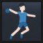 Man Playing Handball - Light Skin Tone