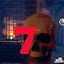 Beat shield turret level 7 and collect skull