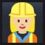Woman Construction Worker - Medium-Light Skin Tone