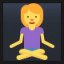 Woman in Lotus Position