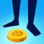 Throw the money on the floor