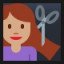 Woman Getting Haircut - Medium Skin Tone