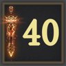 Reach level 40