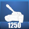 Produce 1250 tanks