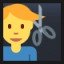 Man Getting Haircut