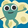 Frog on a stick