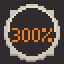 300%