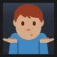 Man Shrugging - Medium Skin Tone