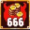 Get the number of the beast in gold