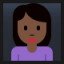 Woman Frowning - Dark Skin Tone