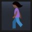 Woman Walking - Dark Skin Tone