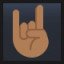 Sign of the Horns - Medium-Dark Skin Tone