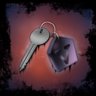 The keys are not in the car