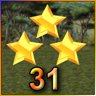 3 Stars on Level 31