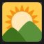 Sunrise Over Mountains