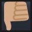 Thumbs Down - Medium Skin Tone