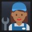 Woman Mechanic - Medium-Dark Skin Tone