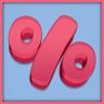 %