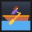 Woman Rowing Boat - Medium Skin Tone