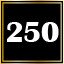 250 points scored