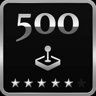 Played 500 Days In Total